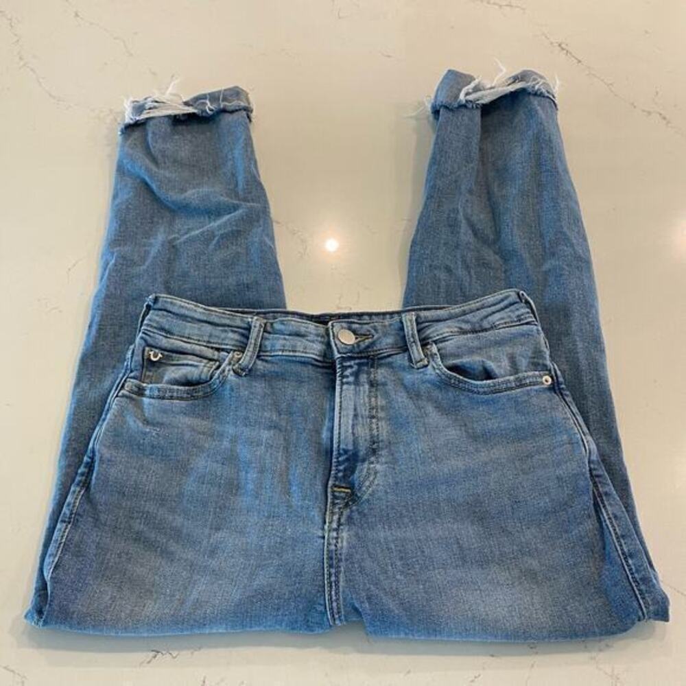 True Religion‎ Starr mid rise cropped straight Jeans size 29